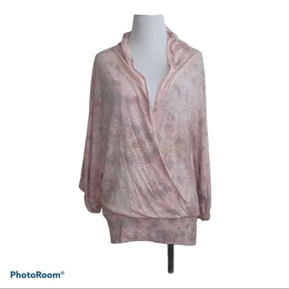 Young fabulous and broke women’s small/medium tie dye surplice top